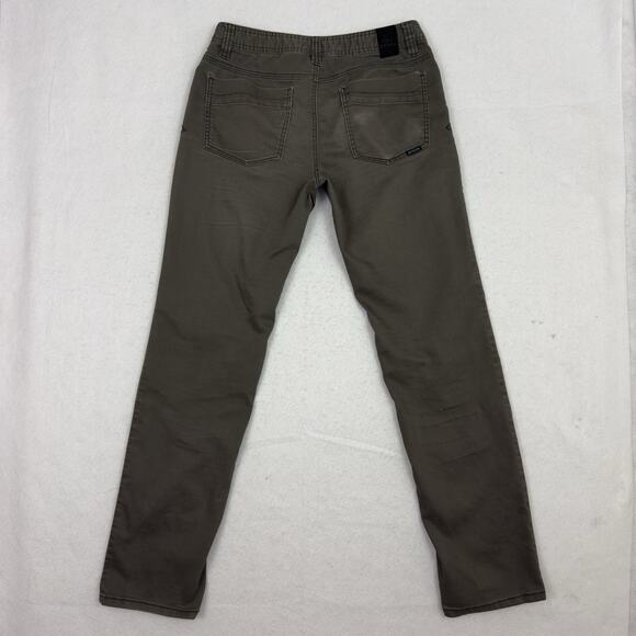prAna Bridger Jeans Men’s 32x34 Slim Fit Stretch Organic Cotton Pants Gray - Picture 3 of 11